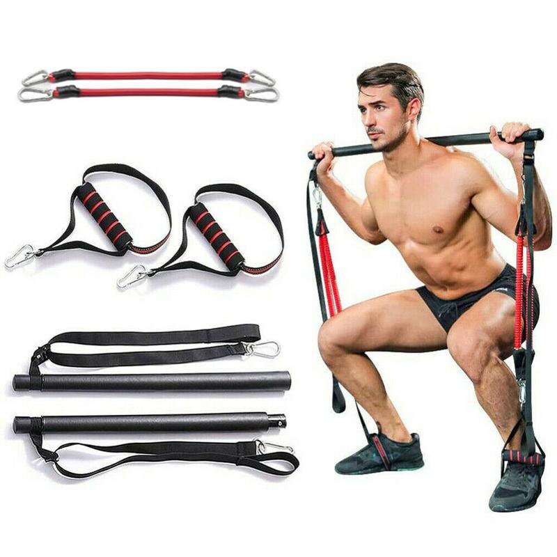 Kit de barre de Pilates avec bandes de résistance